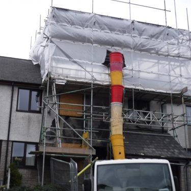 House being repaired